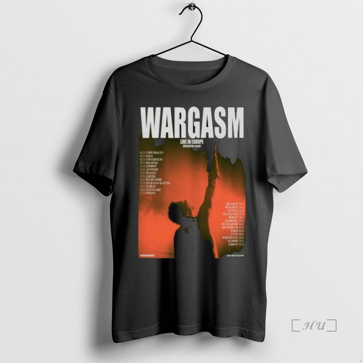 Trending Wargasm Live In Europe 2025 2026 Tour Long Sleve T Shirt Sweater Hoodie
