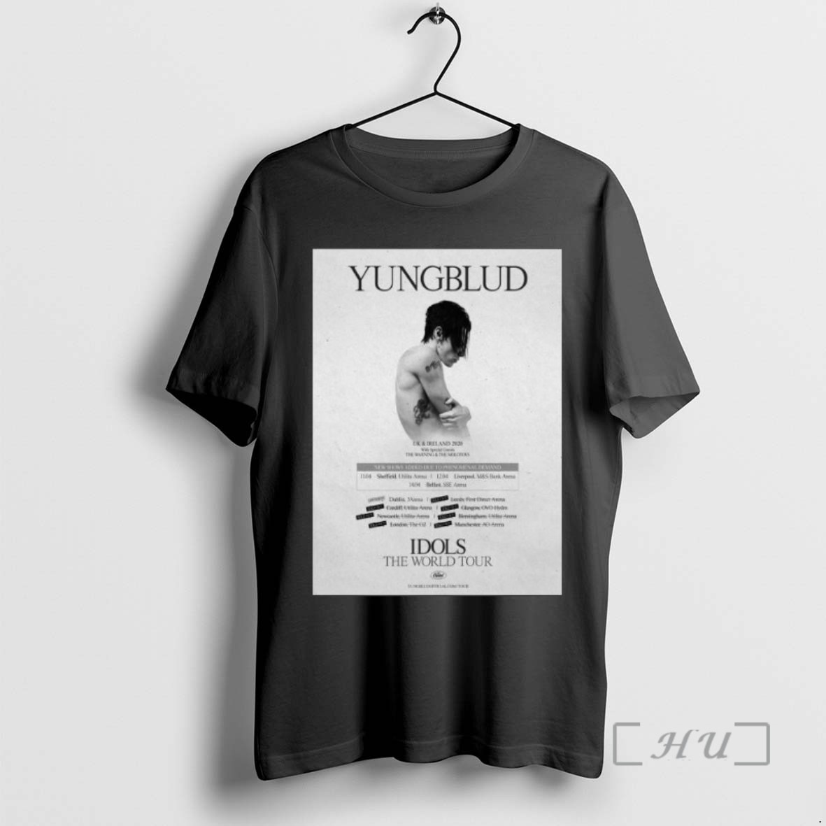 Trending Yungblud And Ireland Tour 2026 Long Sleve Tee Shirts Sweater Hoodie