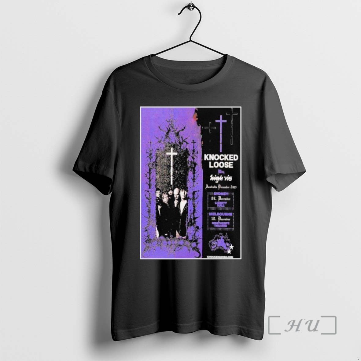 Trending Knocked Loose Australia December 9 10 2025 T Shirts Sweater Hoodie
