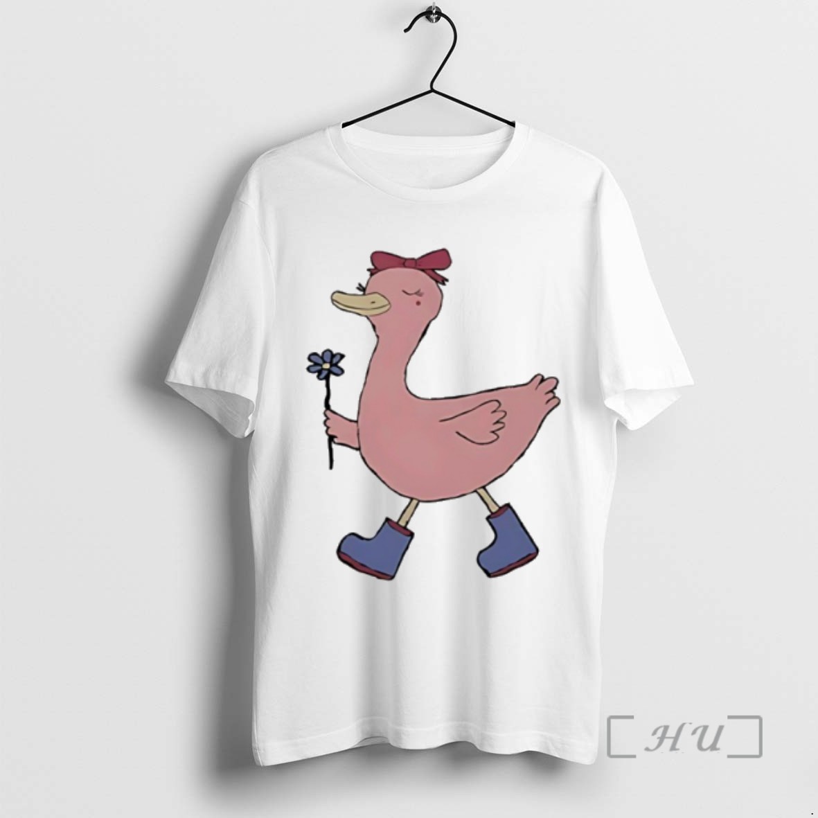 Trending Pink Duck Walking Tee Shirt Sweater Hoodie