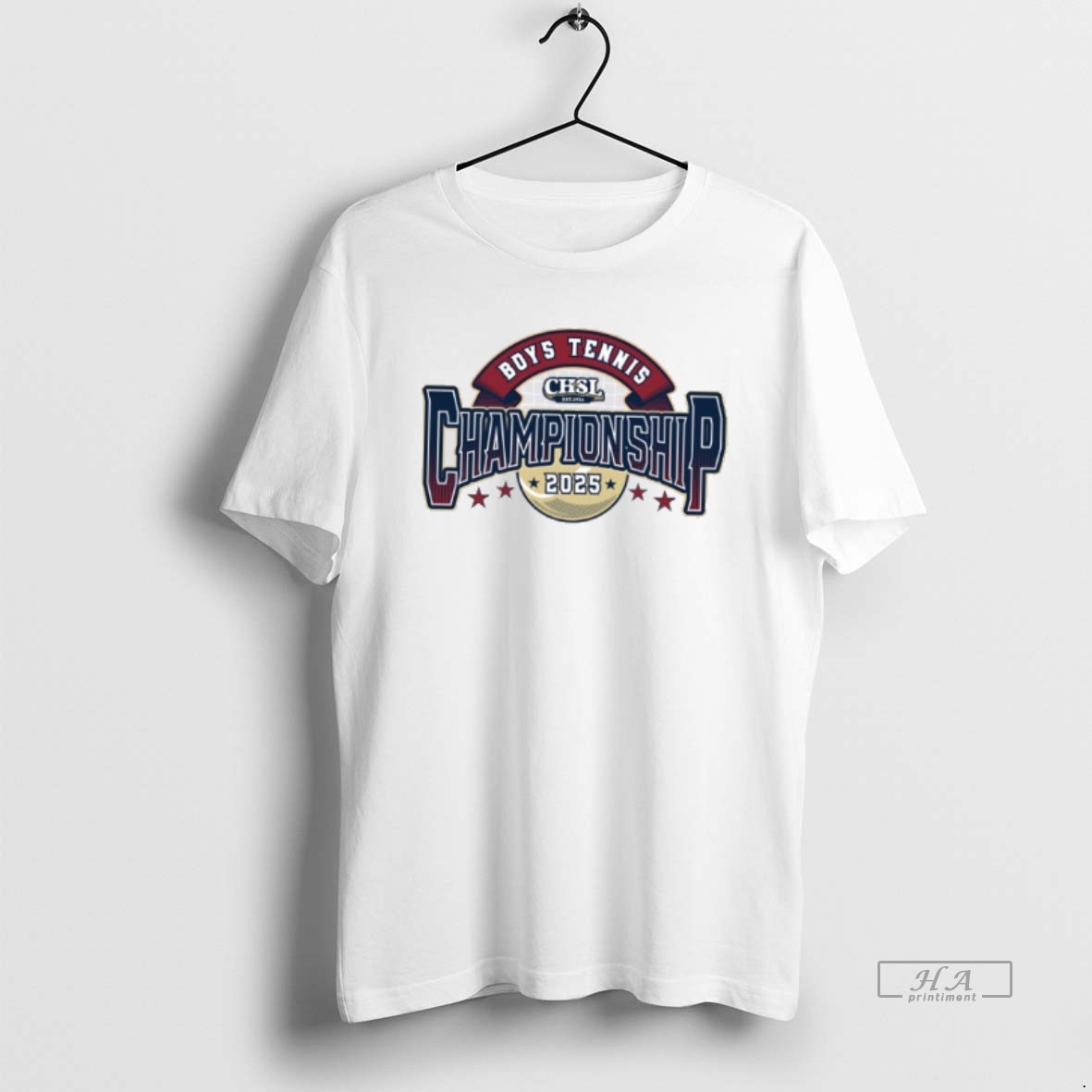 Trendy 2025 Chsl Boys Tennis Championship Tee Shirt