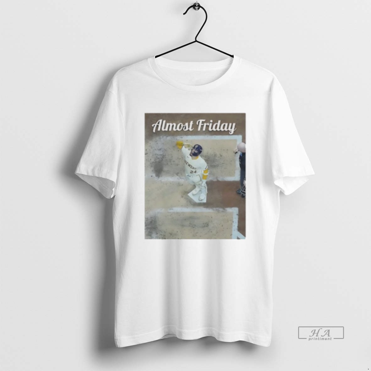 Trendy Almost Friday Brewers Take The Lead With Jacksons Big Hit Tee Shirt