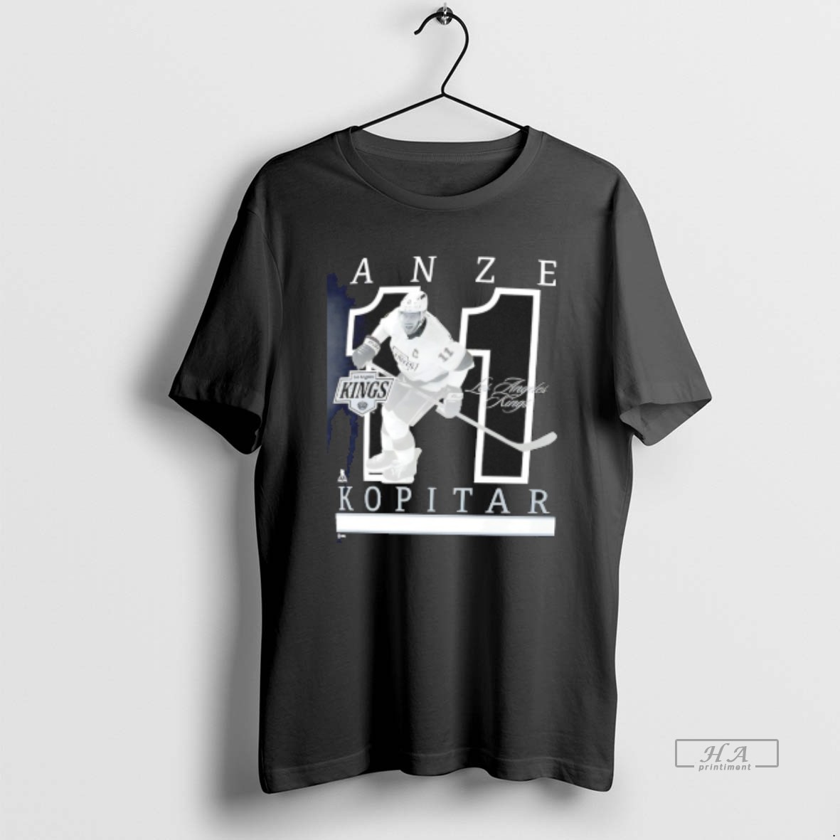 Trendy Anze Kopitar 11 Los Angeles Kings Player Show Tee Shirt