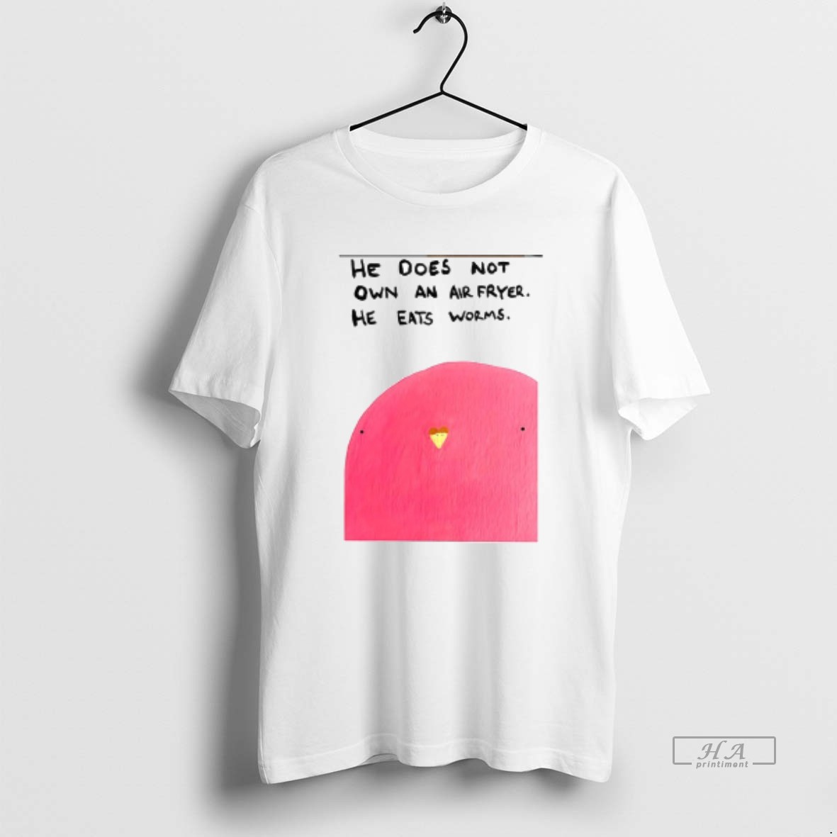 Trendy Bird He Does Not Own An Air Fryer He Eats Worms Ceramic Ceramic And Classic Dad Cap Tee Shirt