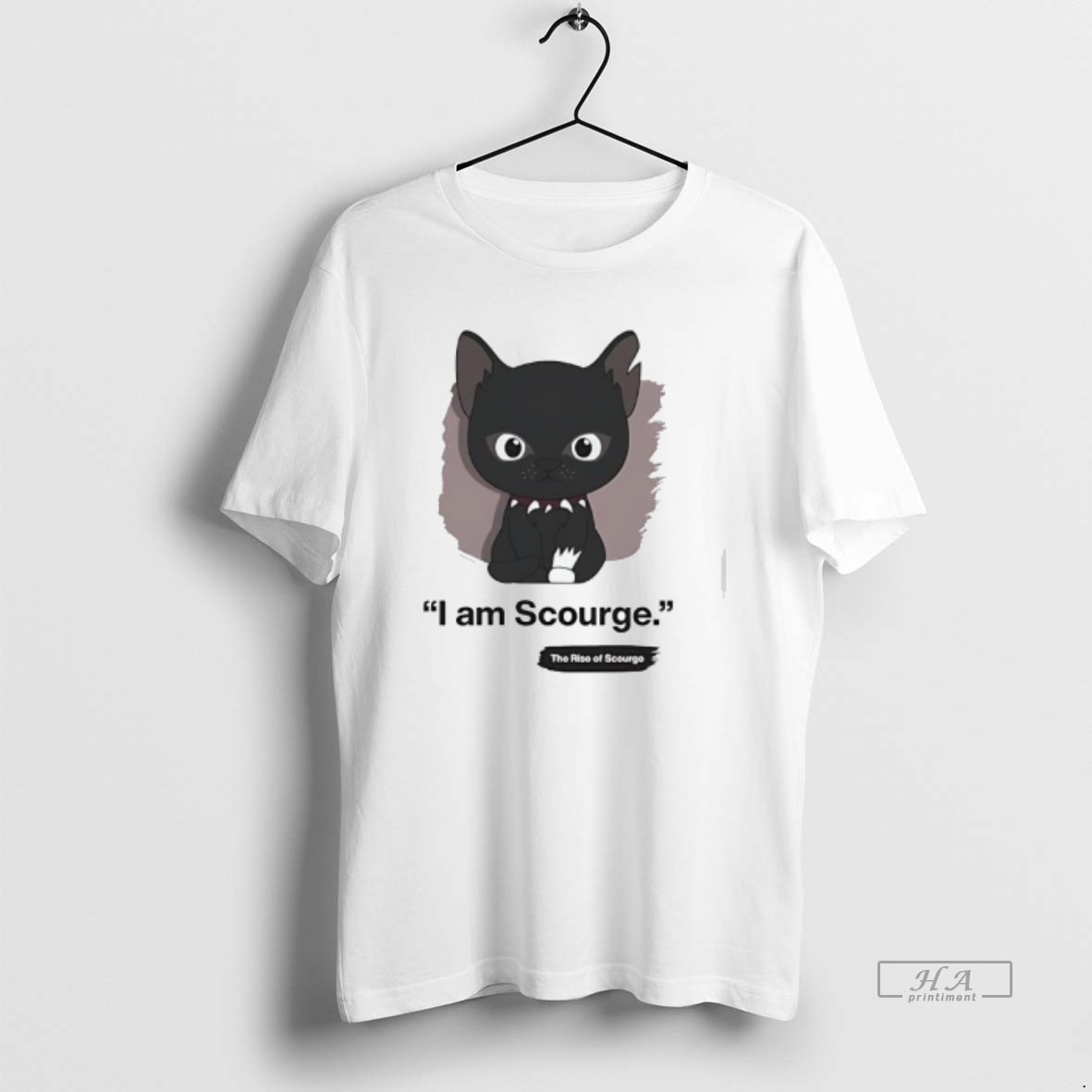 Trendy Black Cat I Am Scourge The Rise Of Scourge Tee Shirt