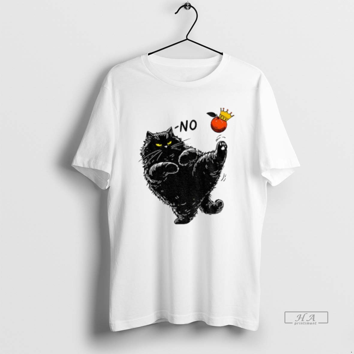 Trendy Black Cat No Anti Trump Crown National Park Tee Shirt