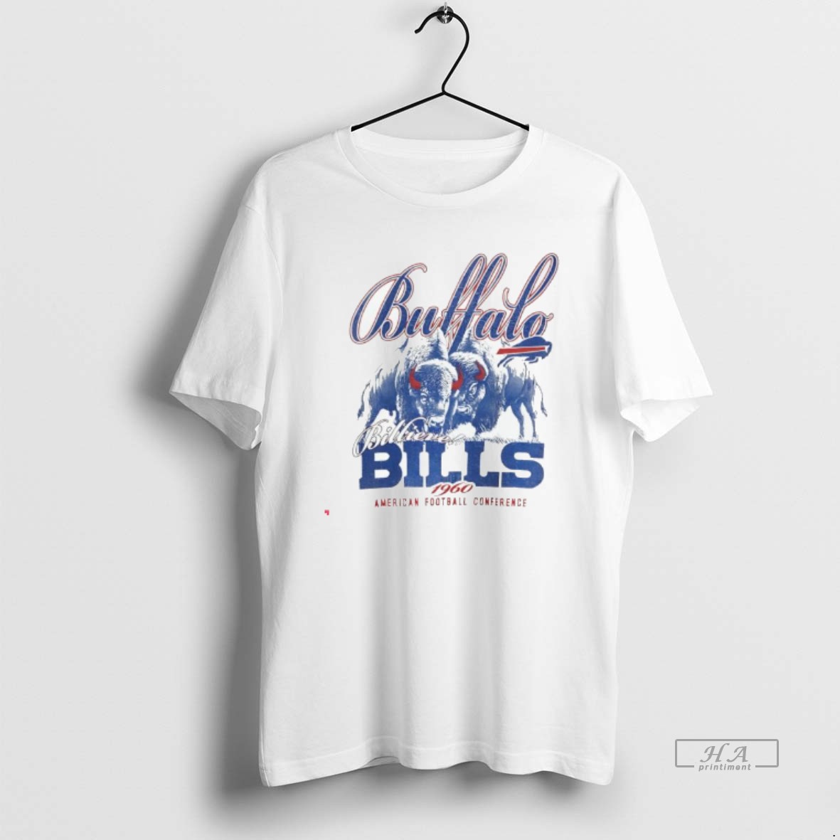 Trendy Buffalo Bills 1960 American Football Conference Tee Shirt