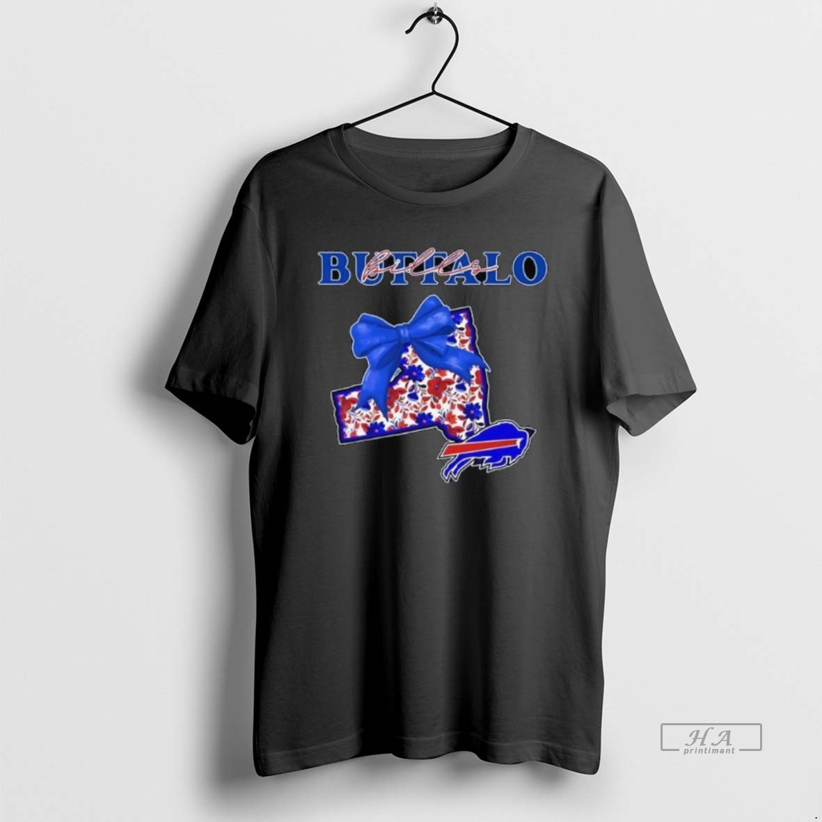 Trendy Buffalo Bills Nfl Cozy State Bow 2025 Long Sleve Tee Shirt