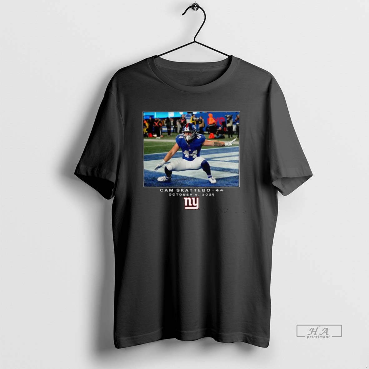 Trendy Cam Skattebo New York Giants Nfl Week 6 2025 Tee Shirt