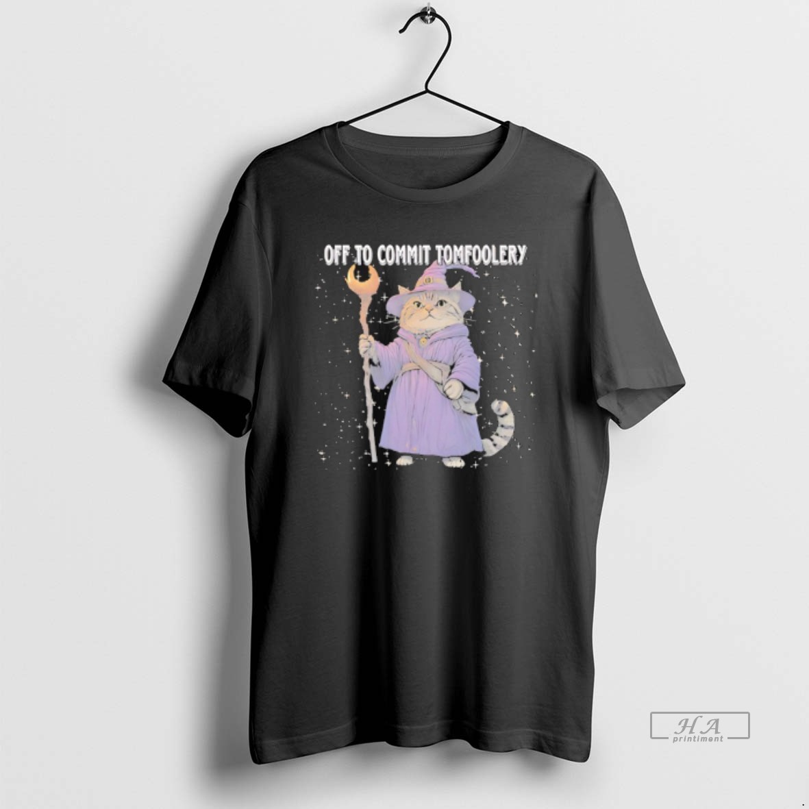 Trendy Catdalf The Wizard Off To Commit Tomfoolery Tee Shirt
