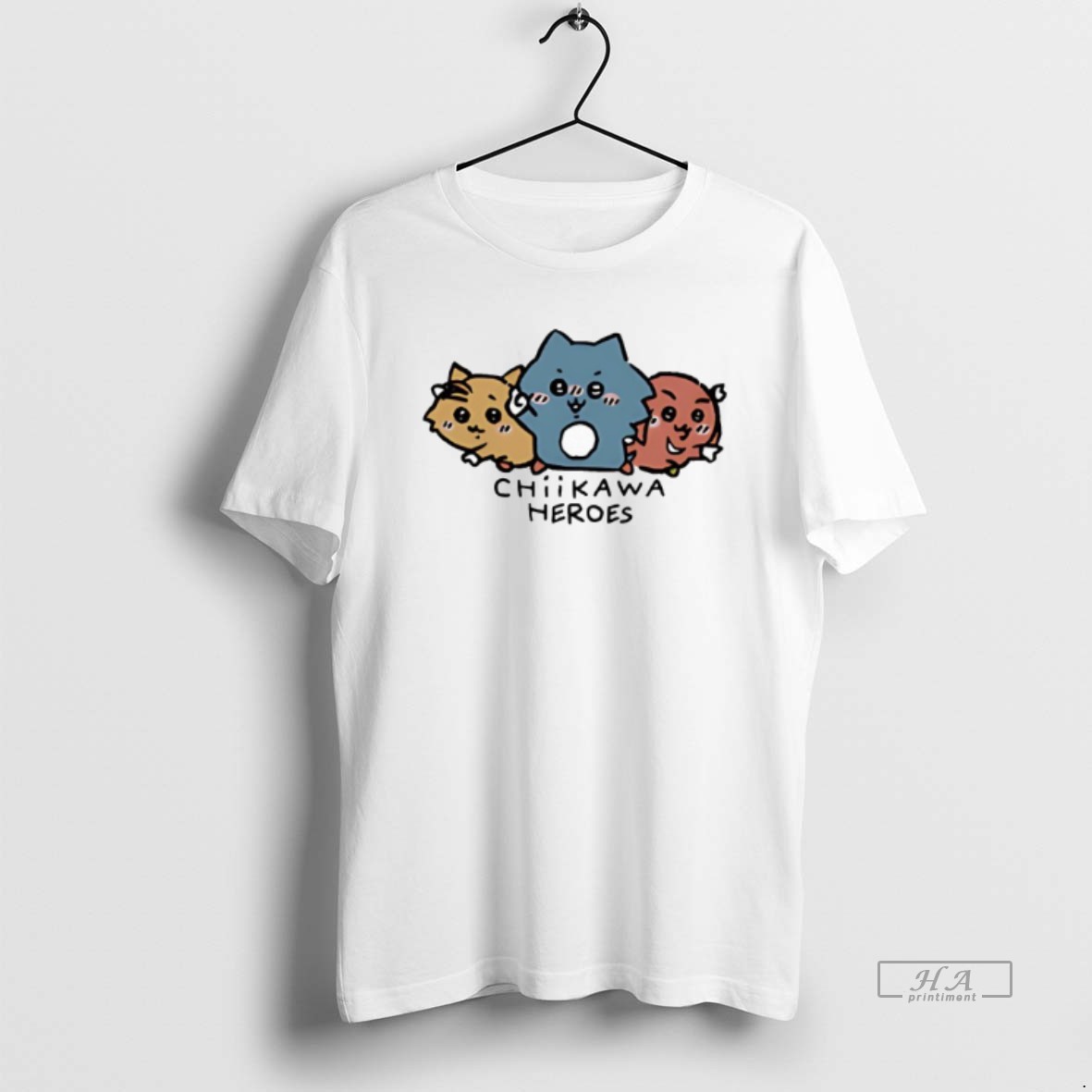 Trendy Chiikawa Heroes Tee Shirt