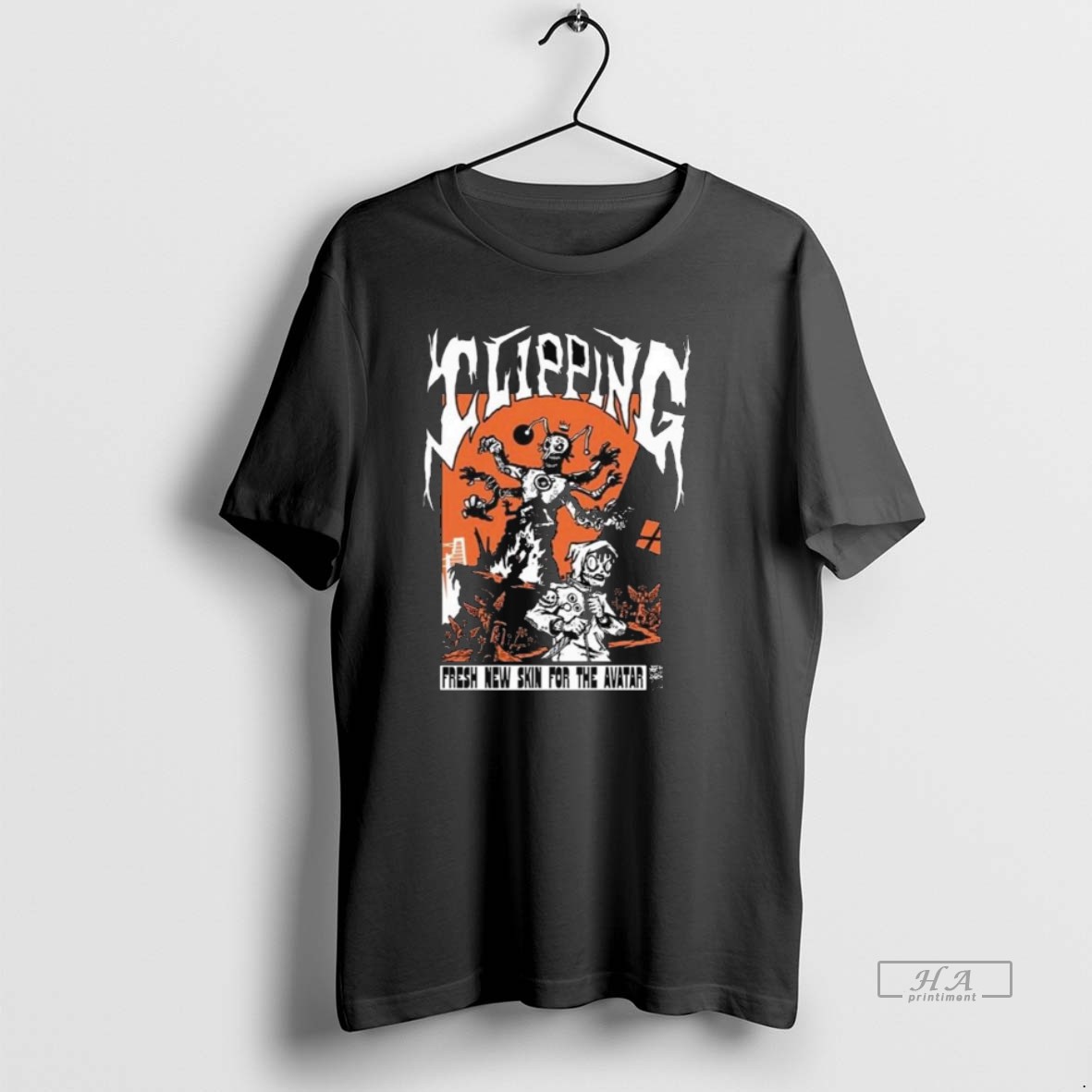 Trendy Clipping Fresh New Skin For The Avatar Halloween Long Sleve Tee Shirt