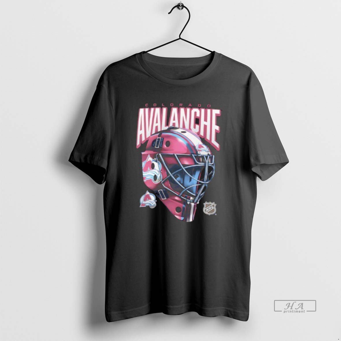 Trendy Colorado Avalanche Nhl 2025 Penalty Box Helmet Tee Shirt