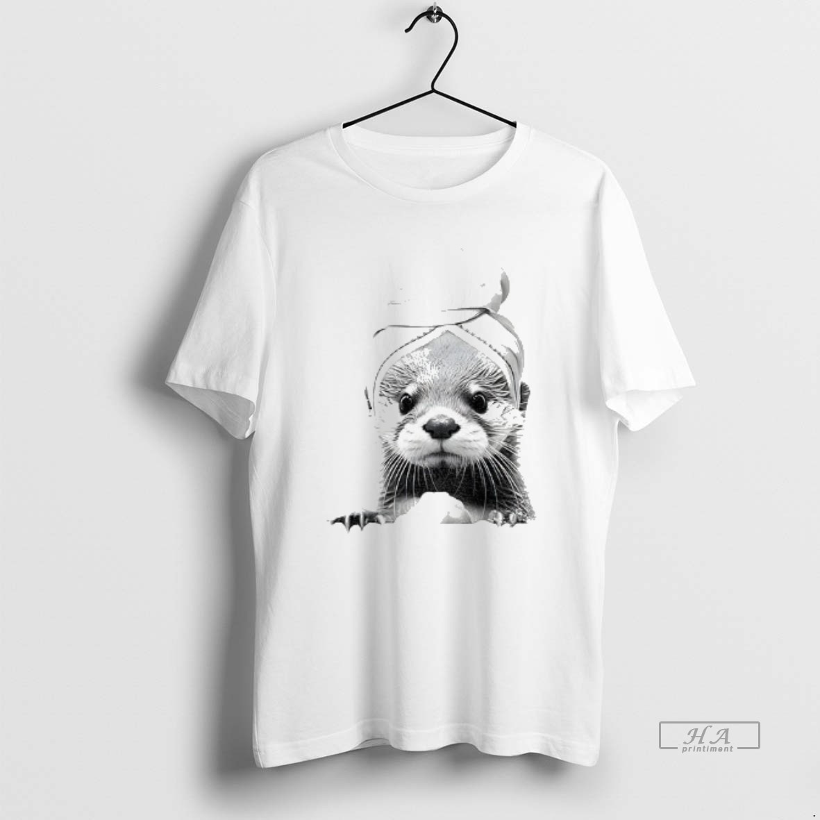 Trendy Cute Otter Funny Meme Tee Shirt