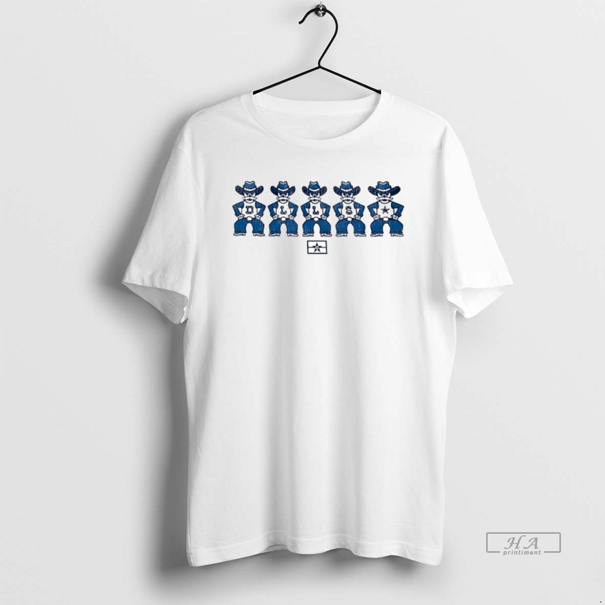 Trendy Dallas Cowboys Rowdy Mascots Dallas Vintage Tee Shirt