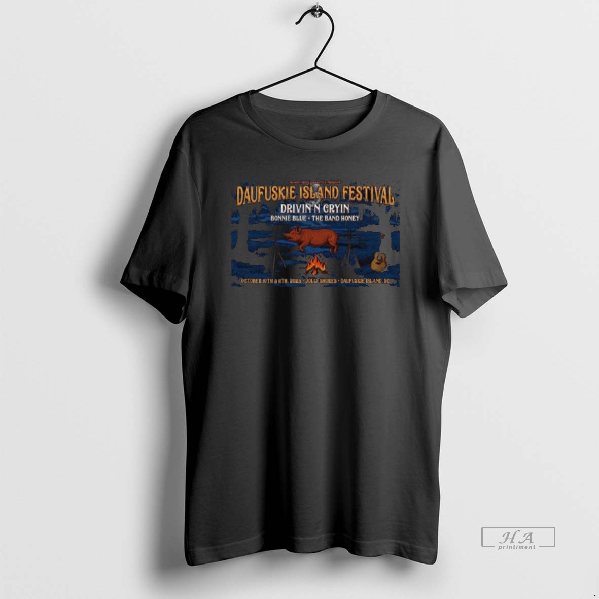 Trendy Daufuskie Island Festival Jolly Shores October 10 11 2025 South Carolina Tour Long Sleve Tee Shirt