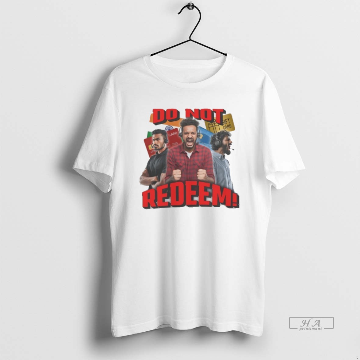 Trendy Do Not Redeem Graphic Tee Shirt