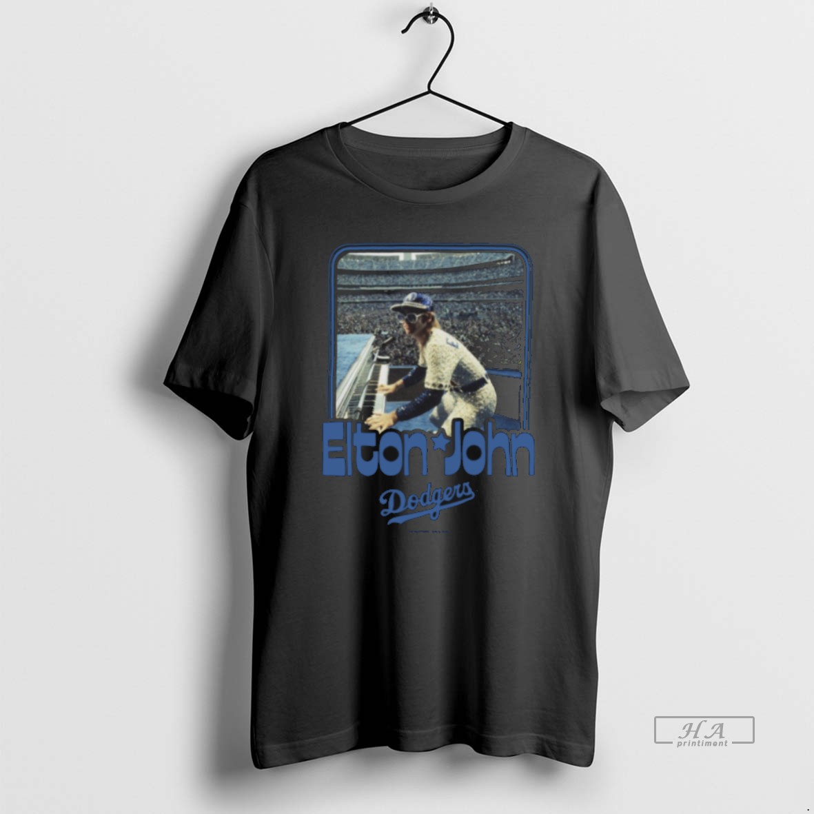 Trendy Dodger Merch Center Field Elton John X Dodger Stadium Duke T Tee Shirt