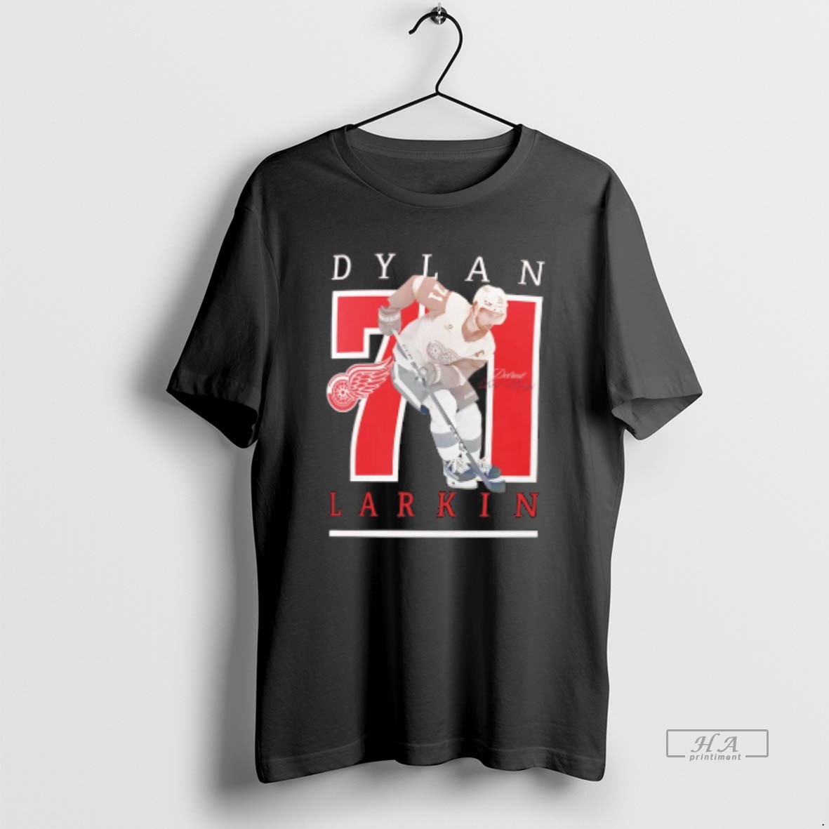 Trendy Dylan Larkin 71 Detroit Red Wings Player Show Tee Shirt
