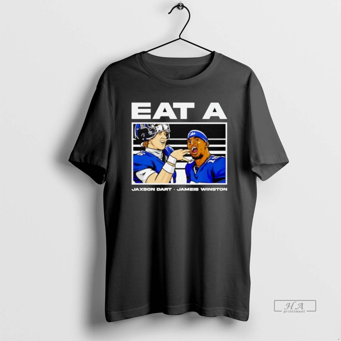 Trendy Eat A Jameis Winston And Jaxson Dart New York Giants Tee Shirt