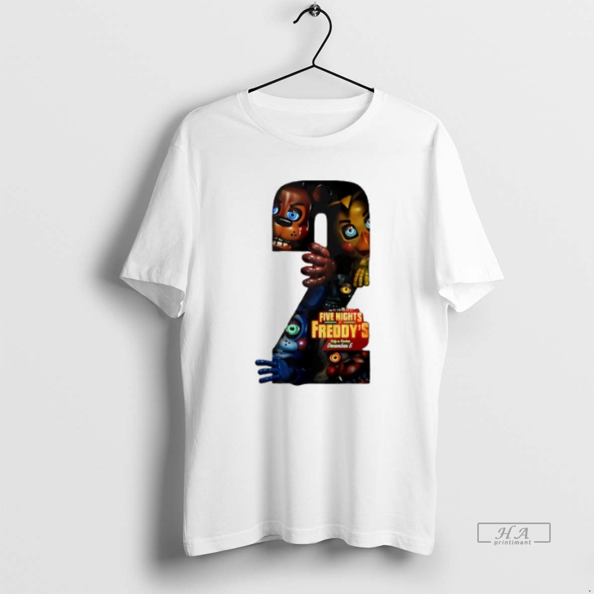 Trendy Five Nights At Freddys 2 Movie Halloween Tee Shirt