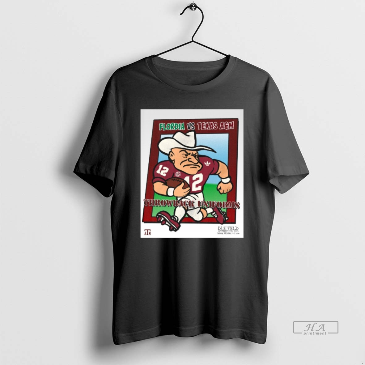 Trendy Florida Gators Vs Texas Am Aggies Throwback Uniform Kyle Field October 11th 2025 Tee Shirt