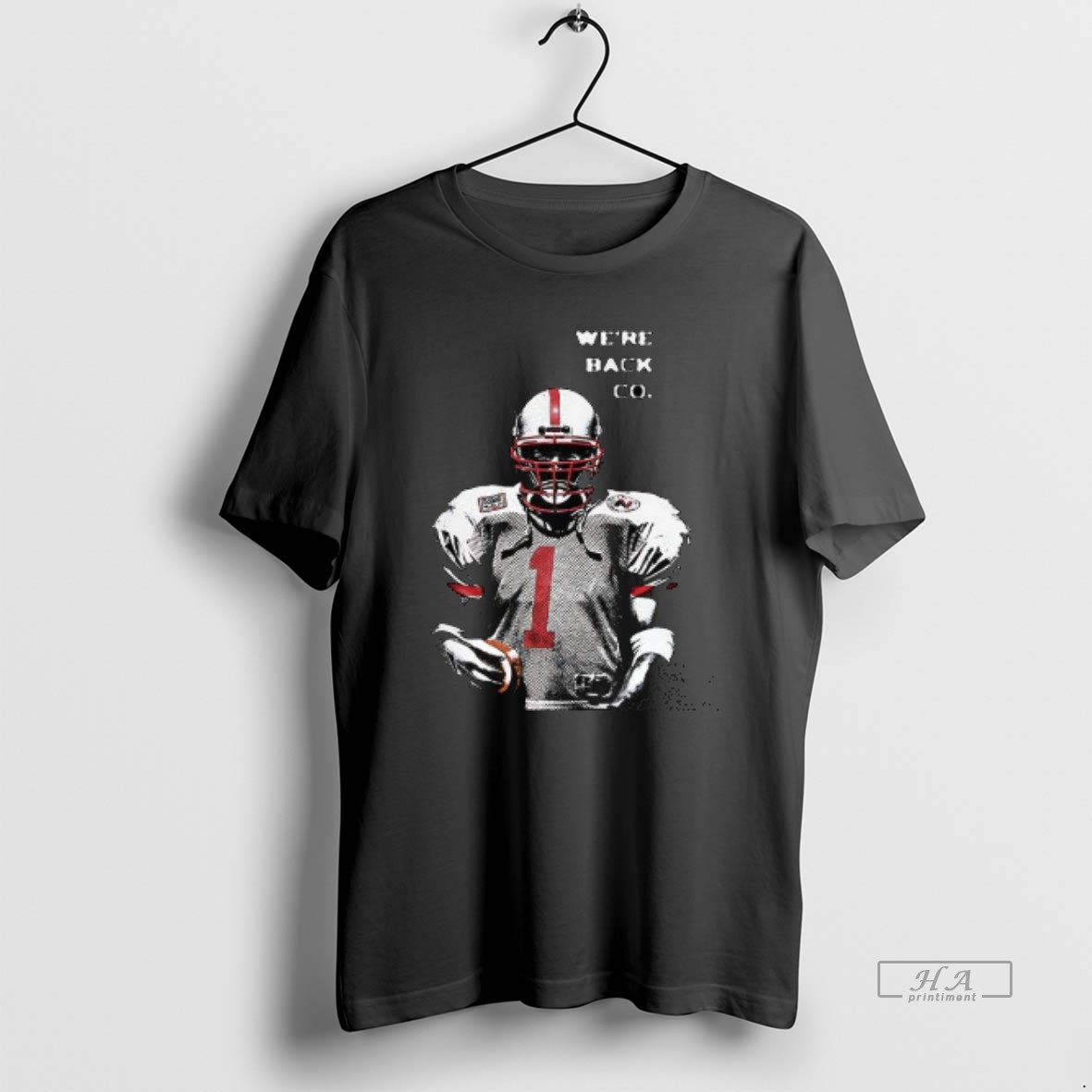 Trendy Football Player Number 1 Low Profile Were Back Colorado Tee Shirt