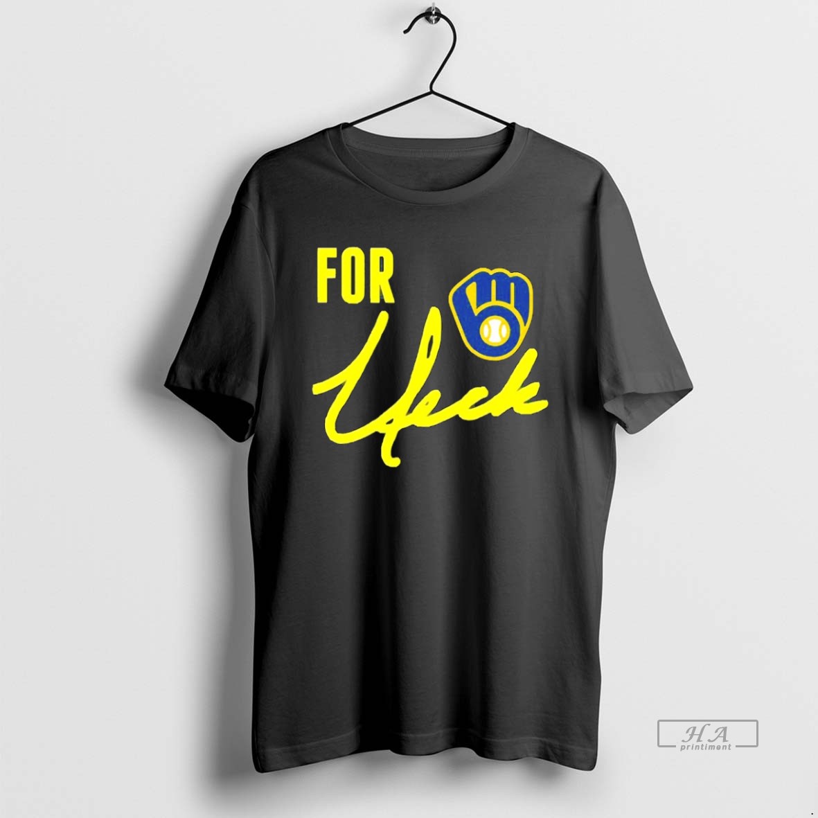Trendy For Uecker Milwaukee Brewers Blackshirt Tee Shirt