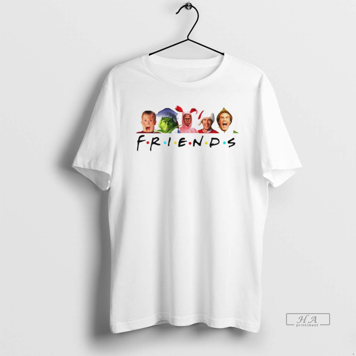 Trendy Friends The Grinch White Tee Shirt