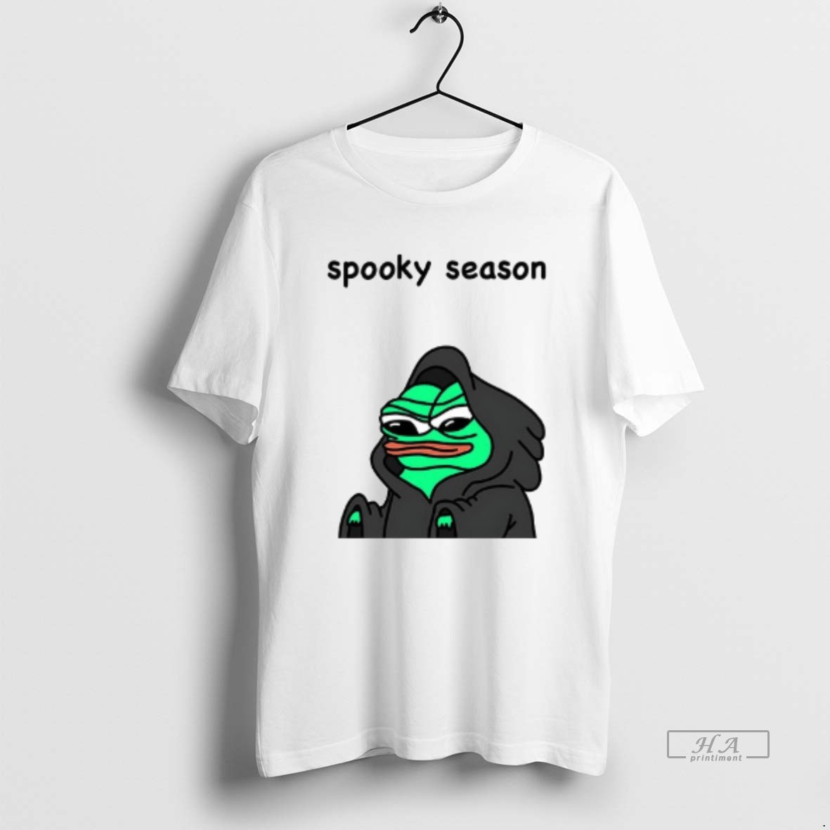 Trendy Frog Spooky Season Halloween Tee Shirt