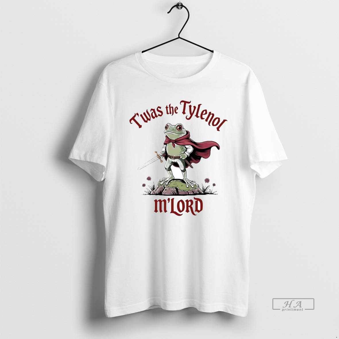 Trendy Frog Twas The Tylenol Mlord Tee Shirt