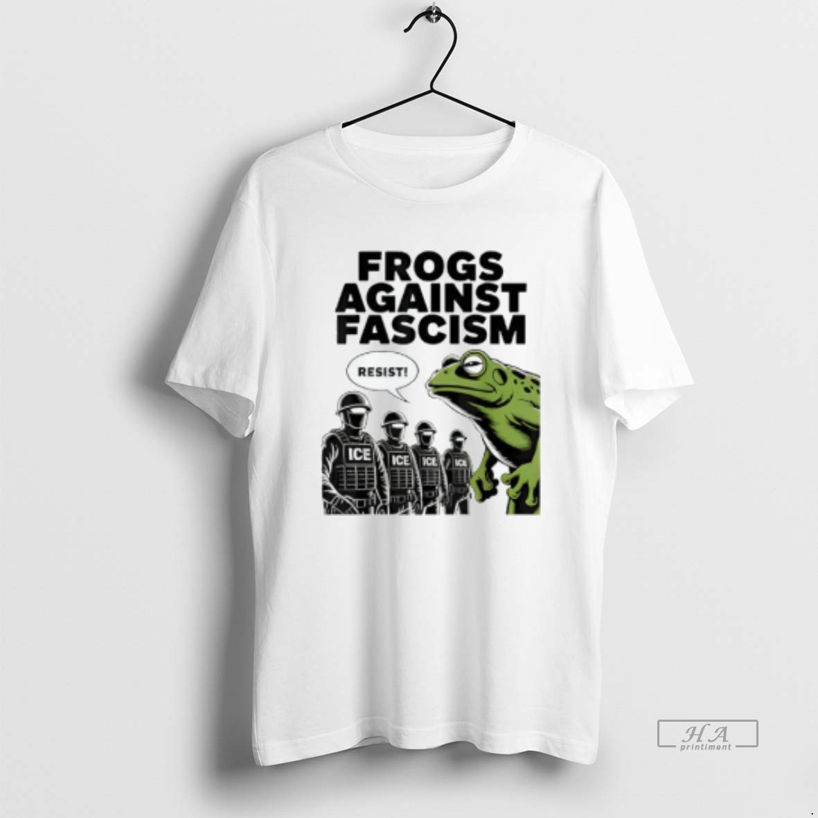 Trendy Frogs Against Fascism Usa 50501 No Kings Resist Tee Shirt