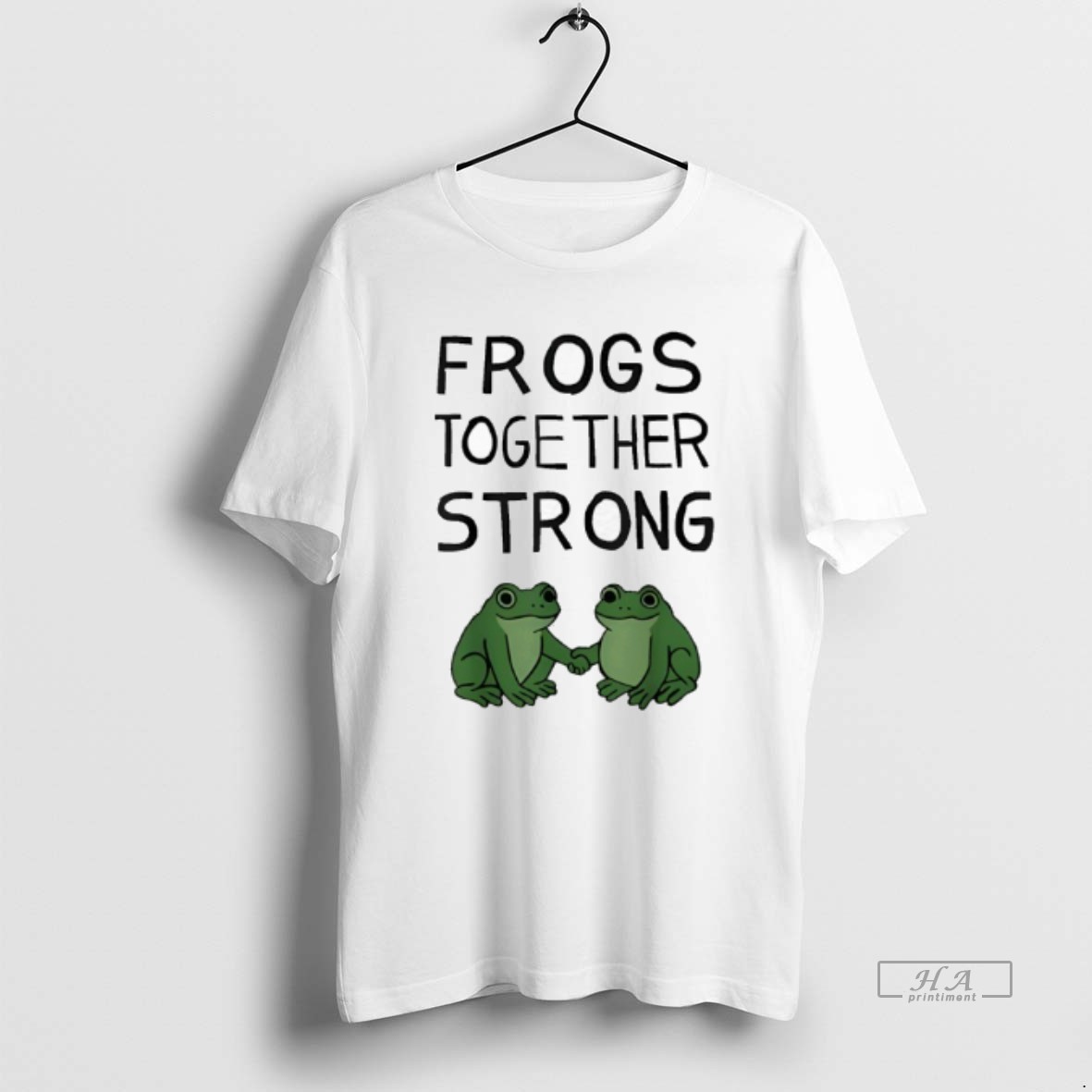 Trendy Frogs Together Strong Tee Shirt