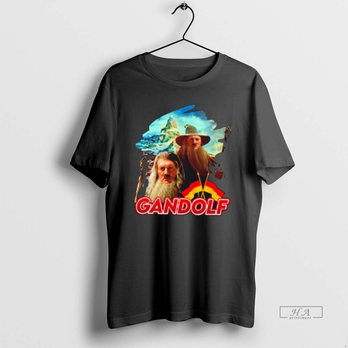 Trendy Gandolf Gandalf X Adolf Hitler Tee Shirt