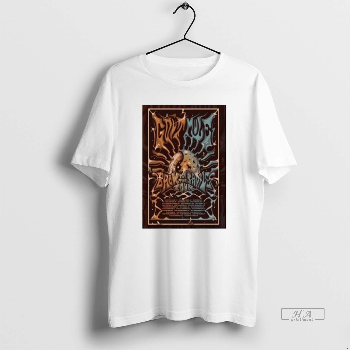 Trendy Govt Mule 2025 North American Tour Tee Shirt