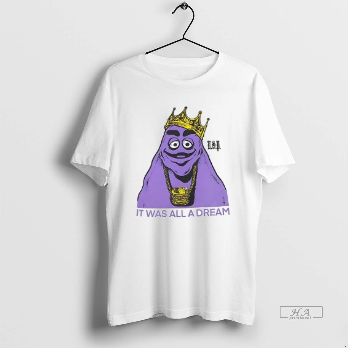 Trendy Grimace It Was All A Dream Ceramic Ceramic And Classic Dad Cap Tee Shirt