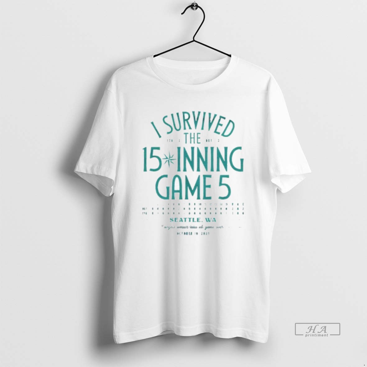 Trendy I Survived The 15 Inning Game 5 Tee Shirt