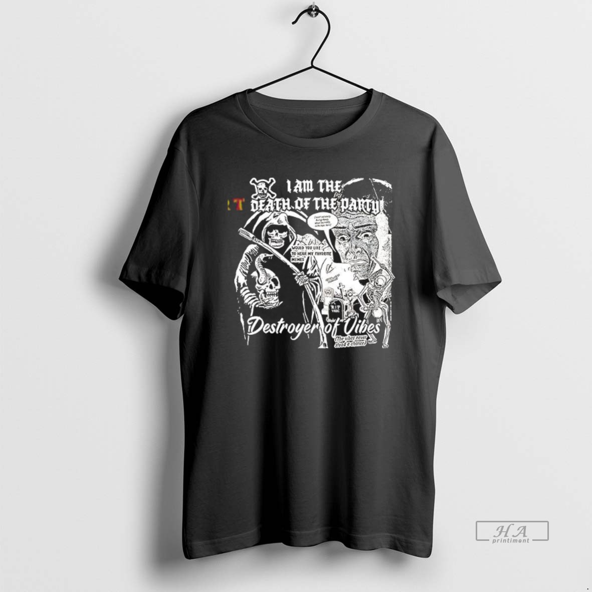 Trendy I Am The Death Of The Party Tee Shirt