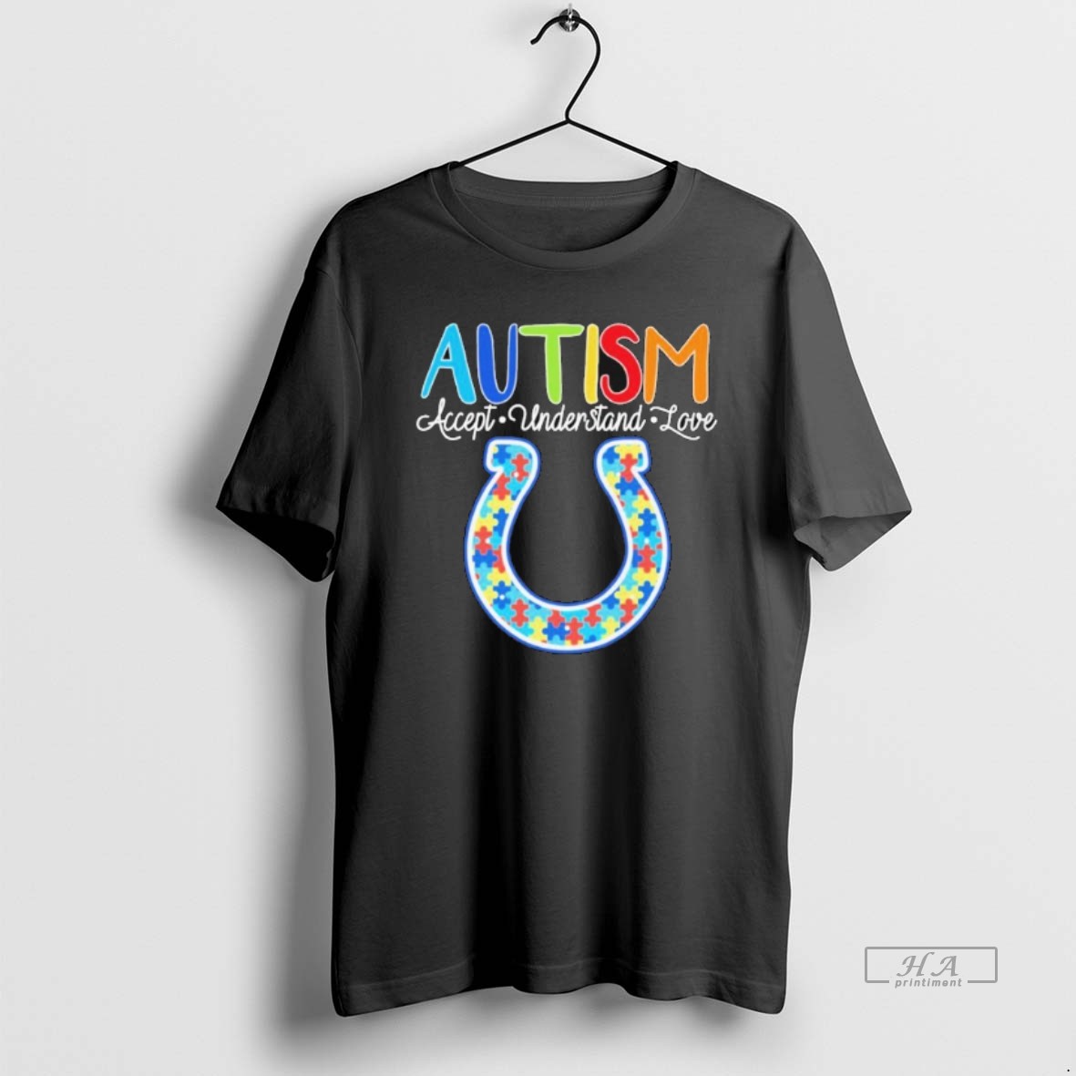 Trendy Indianapolis Colts Autism Accept Understand Love Tee Shirt