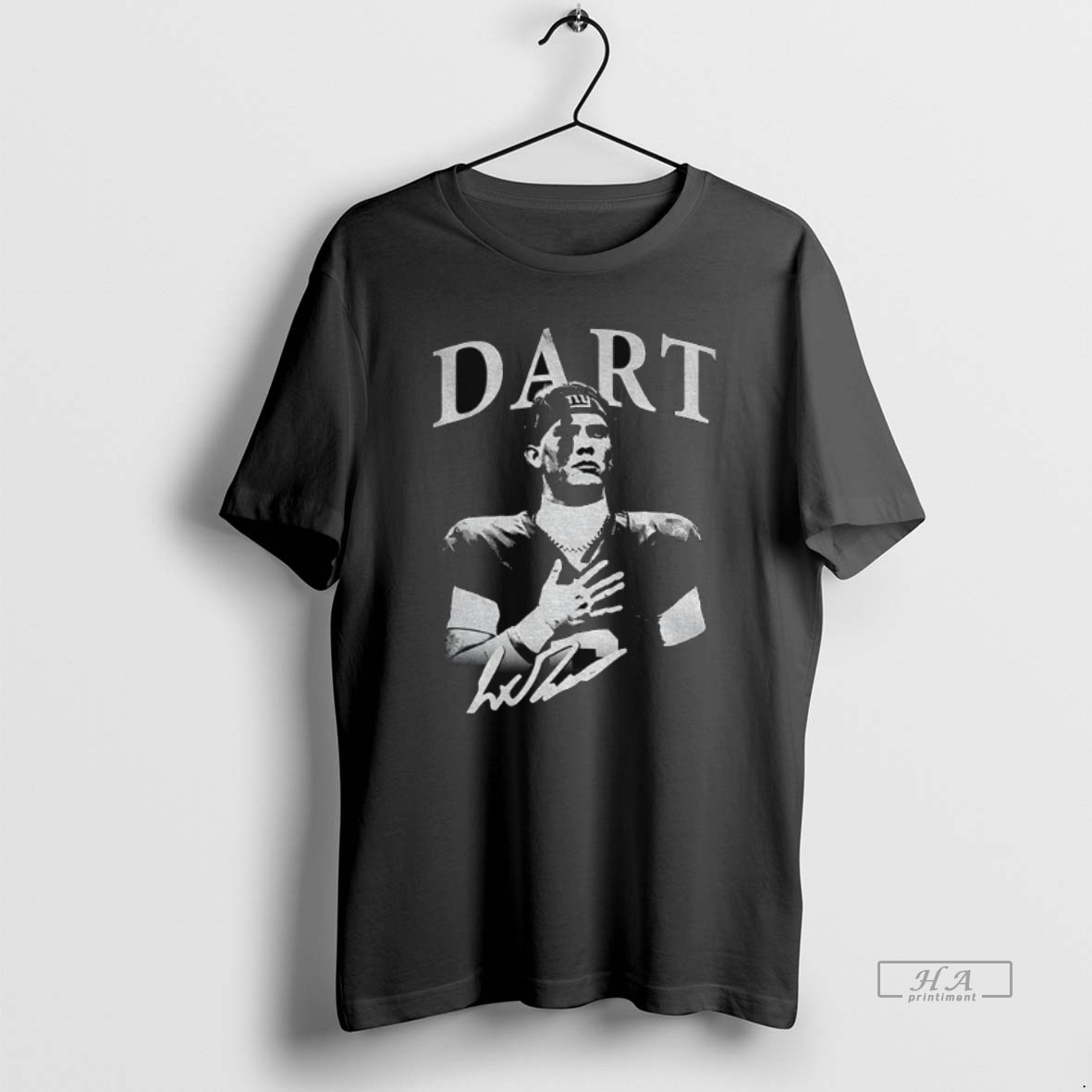Trendy Jaxson Dart Vintage Signature New York Giants Football Tee Shirt