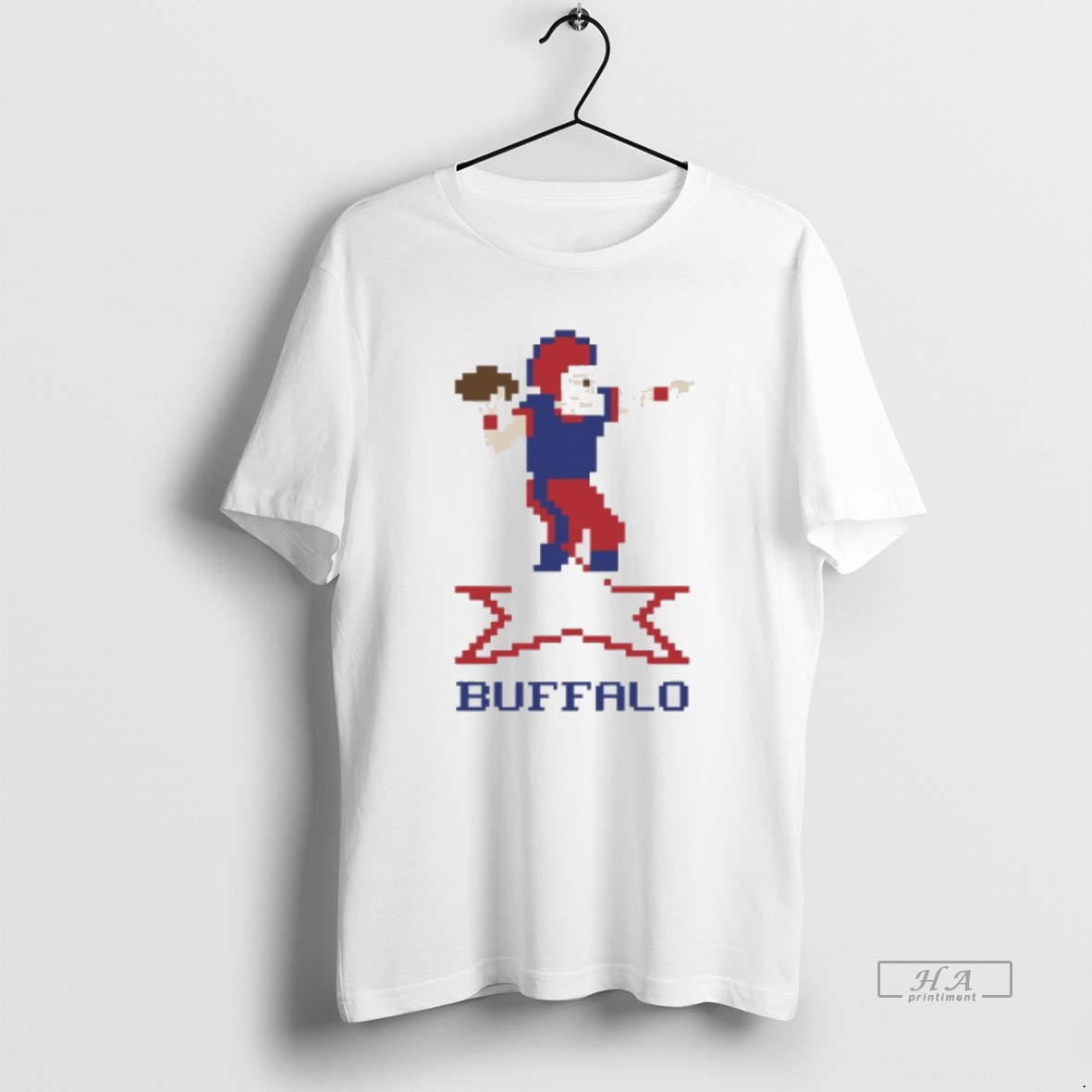 Trendy Josh Allen Qb Buffalo Bills Retro Baller Tee Shirt
