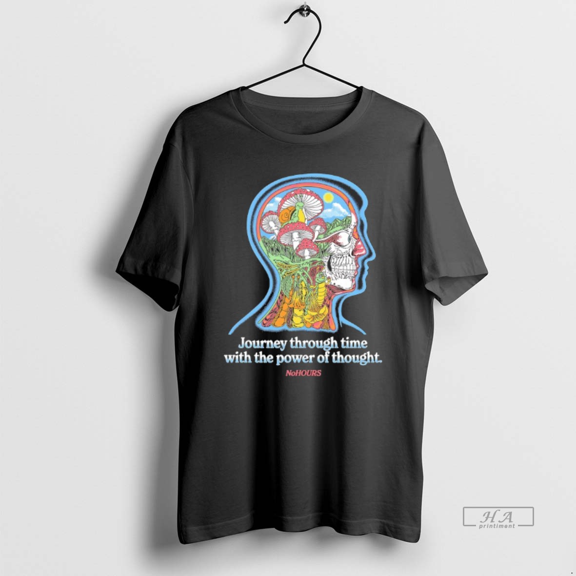 Trendy Journey Through Time With The Power Of Thought No Hours Tee Shirt