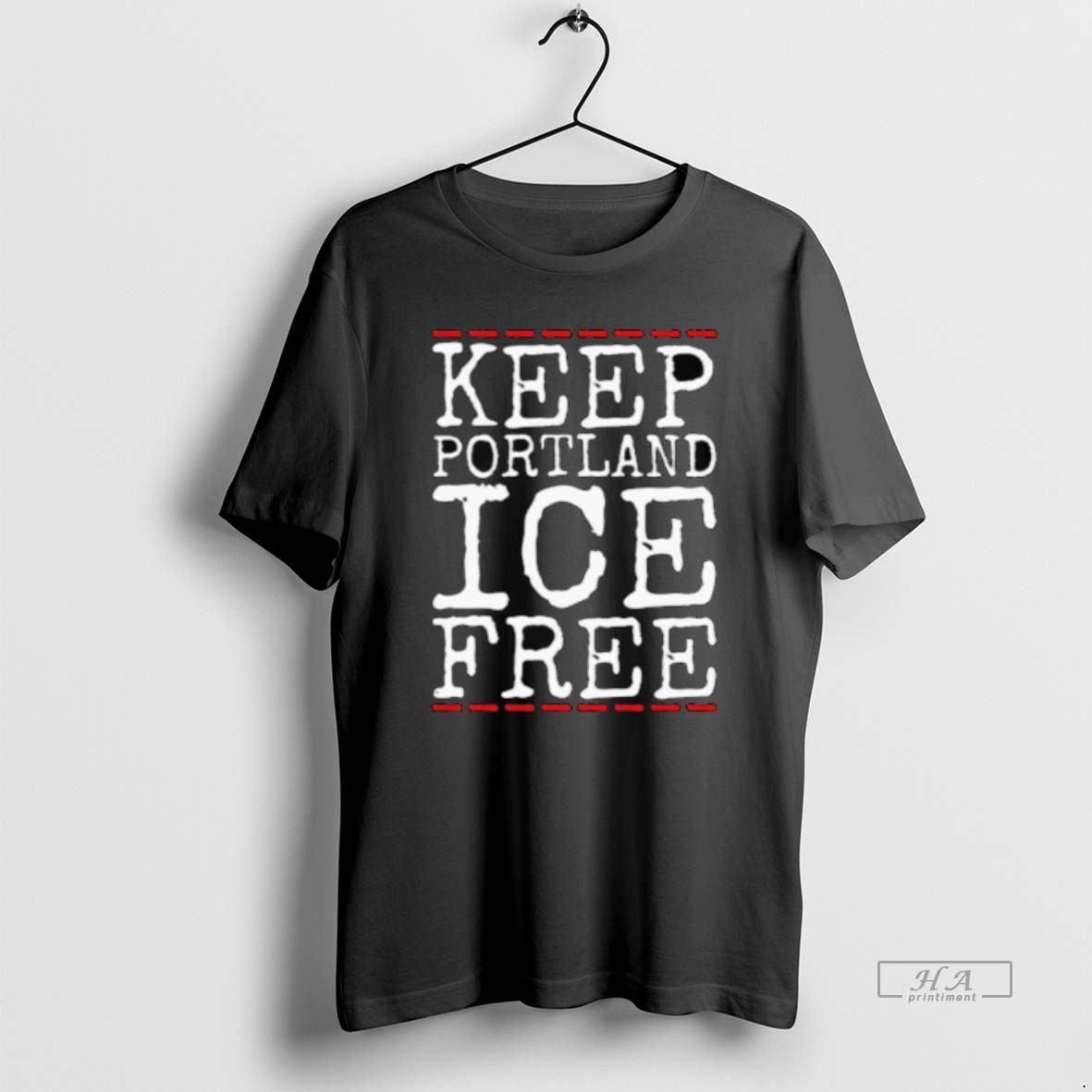 Trendy Keep Portland Ice Free Abolish Ice Anti Fascist Long Sleve Tee Shirt