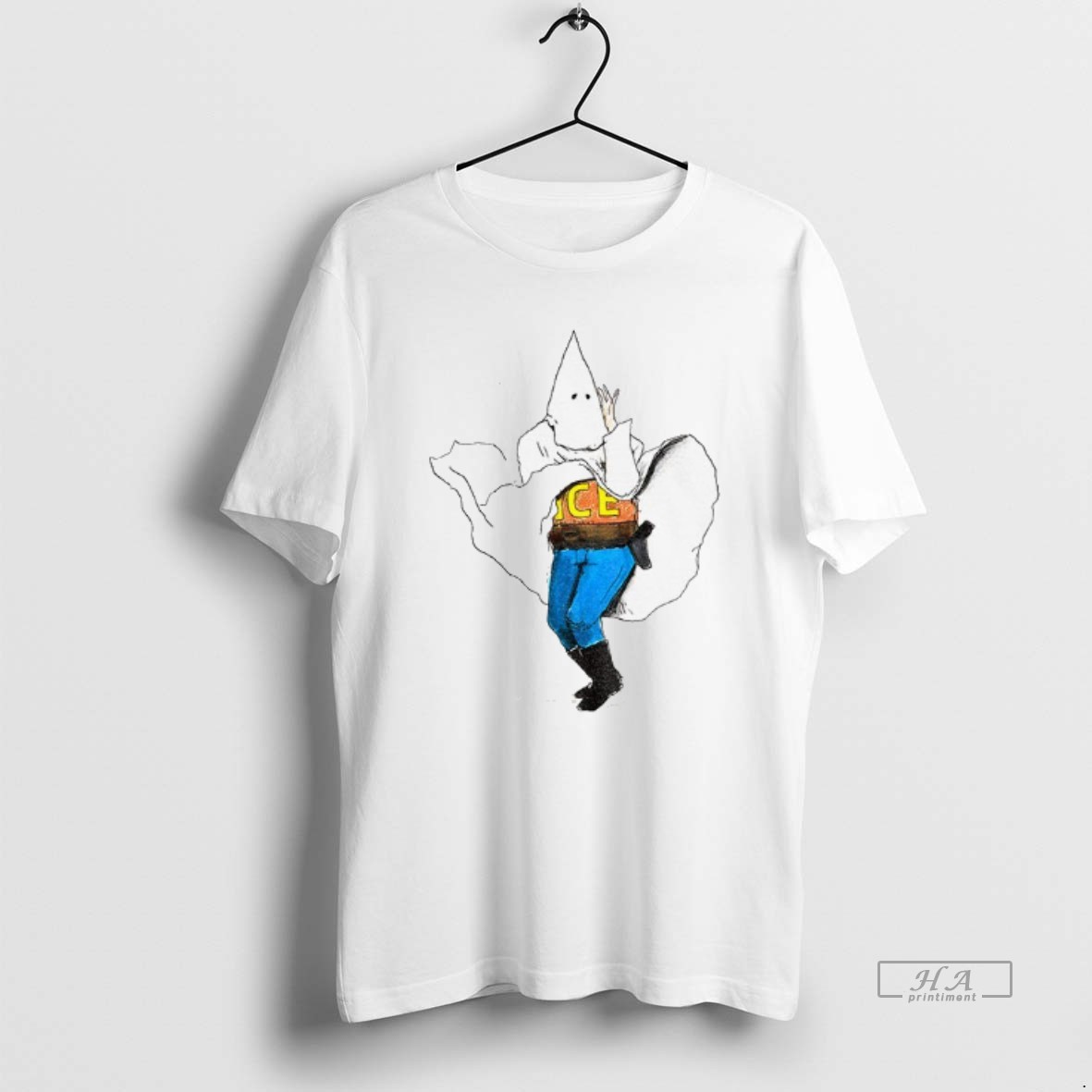 Trendy Ku Klux Klan Ice Sarcastic Political Tee Shirt