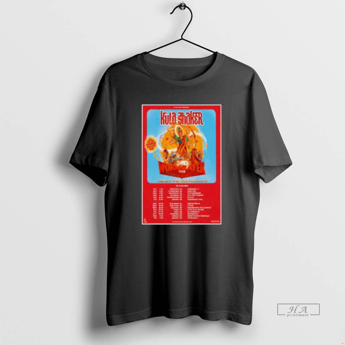 Trendy Kula Shaker Uk Eu Tour 2026 Tee Shirt