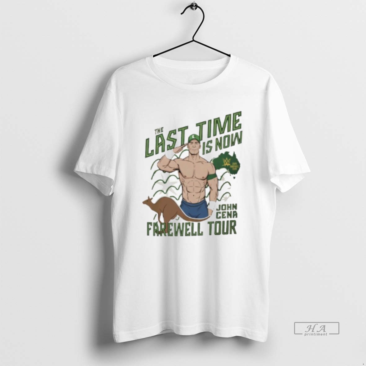 Trendy Last Time Is Now John Cena Australia Tee Shirt
