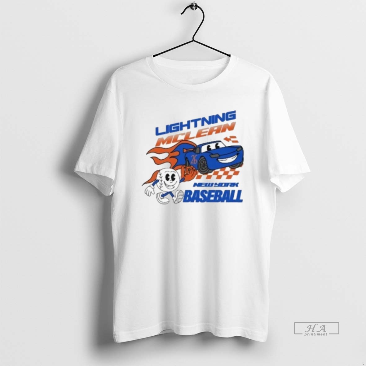 Trendy Lightning Nolan Mclean Toddler New York Baseball Tee Shirt