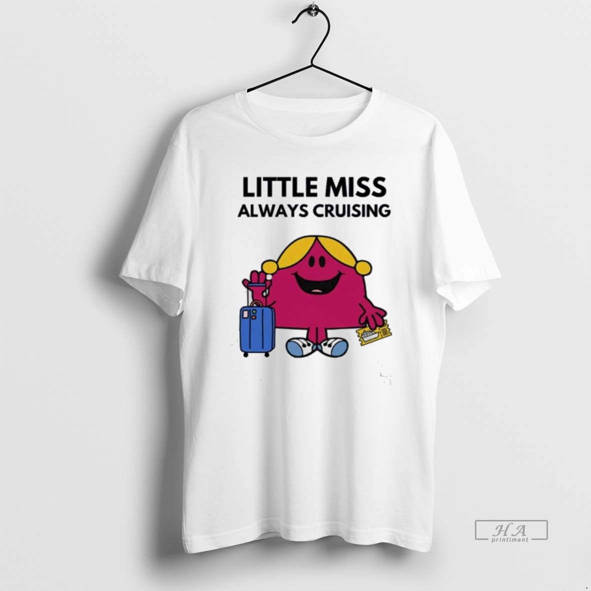 Trendy Little Miss Always Cruising Tee Shirt