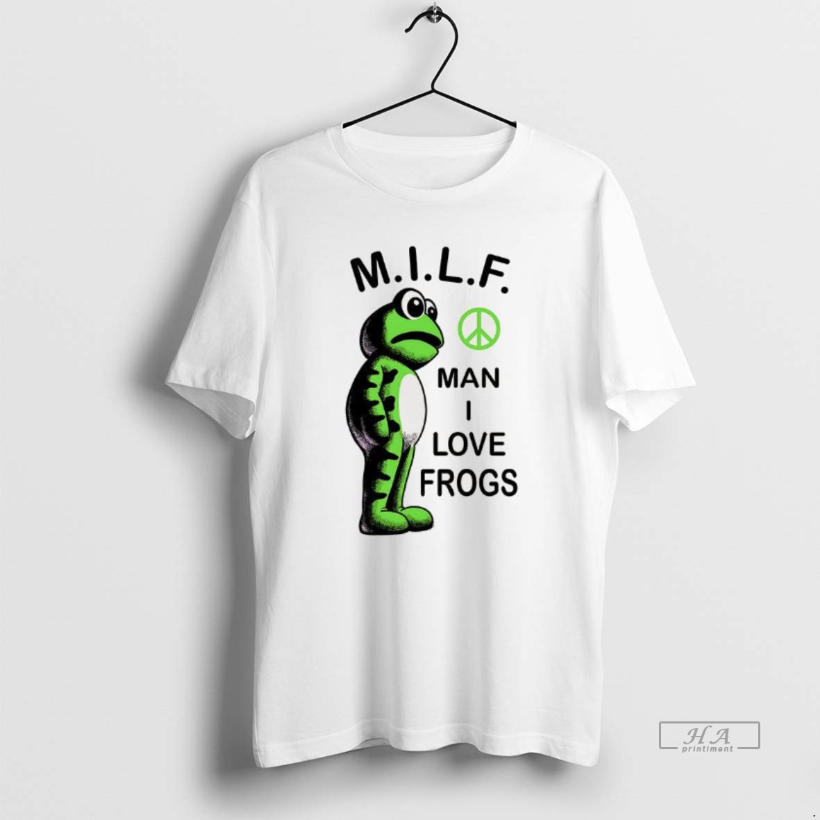 Trendy Milf Man I Love Frogs Tee Shirt