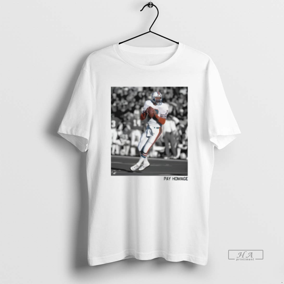 Trendy Miami Dolphins Dan Marino Ash Tee Shirt
